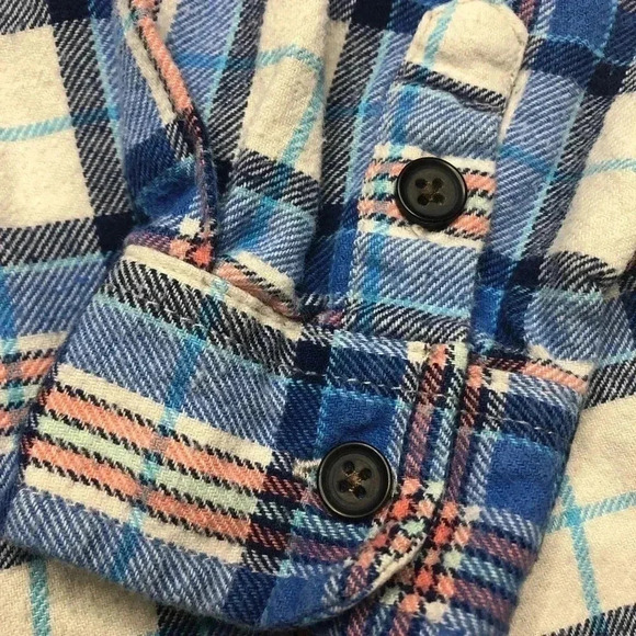 OshKosh Plaid Flannel Button-Up Shirt  Size 3T - Picture 10 of 16